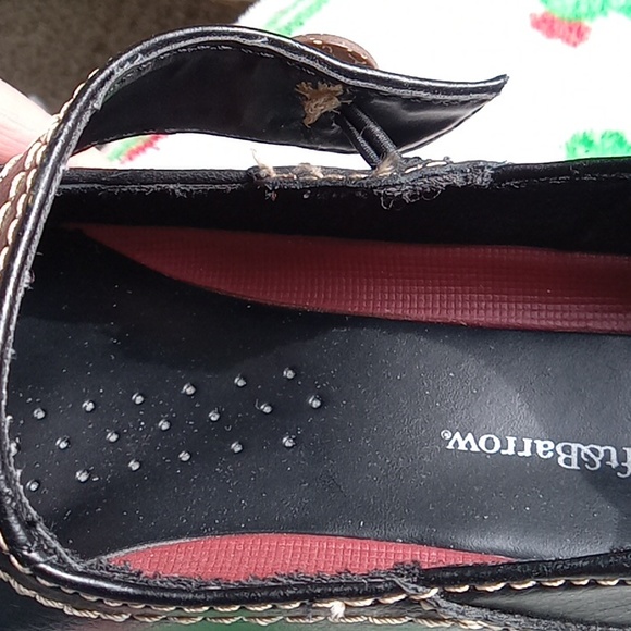 Croft & Barrow CB Sherell Black Leather Slip Ons Sz 6 - Picture 6 of 9